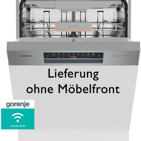 GORENJE teilintegrierbarer lave-vaisselle GI673A92X, 9,4 l, 16 Maßgedecke, TotalDry - auto. Türöffnung