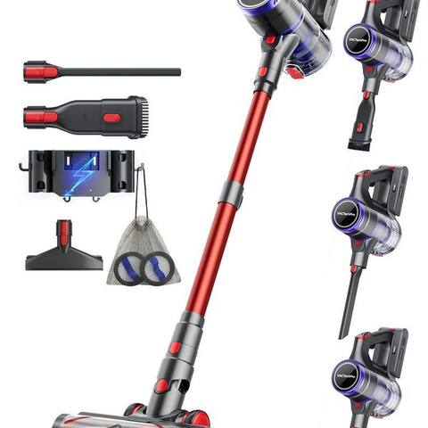 Vactechpro VACTechPro Akku-Hand-et aspirateur balai F02 Ultra Akkuaspirateur, 78000Pa/650W/70Min, 8-Schicht-Filterung,