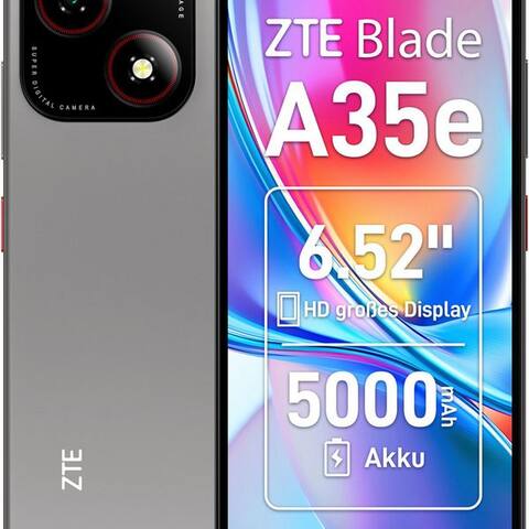 ZTE Blade A35e smartphone (16,56 cm/6,52 pouces, 64 GB Speicherplatz, 8 MP caméra)