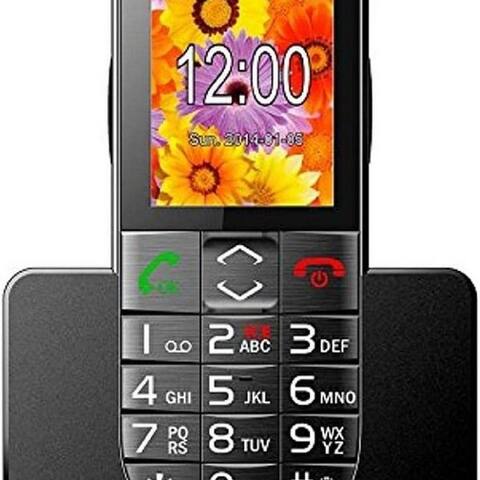 Maxcom maxcom Multi-Media téléphone micro-SIM (5,6 cm (2,2 pouces) Farbécran, 0,3M Seniorentéléphone