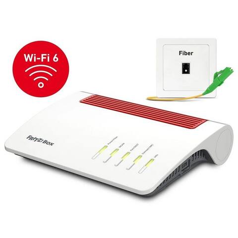 FRITZ ! FRITZBox 5590 FIBER Glasfaser Modem Wi-Fi 6 WiFi-routeur
