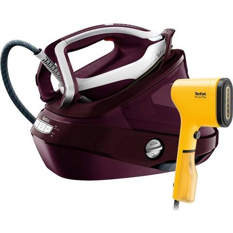 TEFAL centrale vapeur Pro Express Vision, Inclus Dampfbürste DT2026, Smart LED-luminaire, 1100 ml Wassertank,