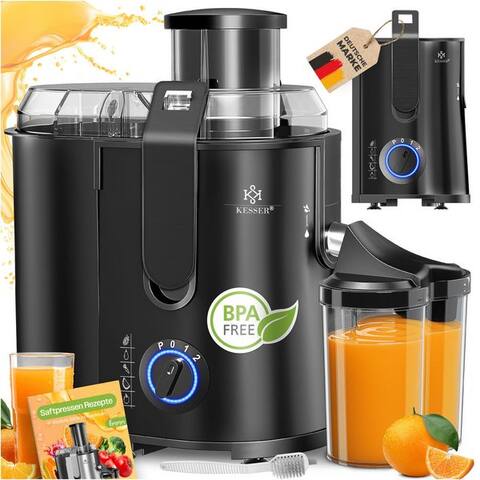 Kesser KESSER centrifugeuse, 1100 W, centrifugeuse pour Obst et Gemüse aus Edelstahl 1100W