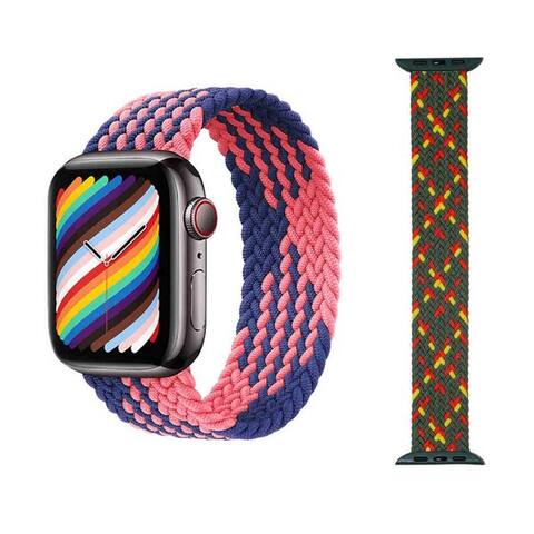 Wigento Bracelet pour montre connectée pour Apple montre 10 46mm / Ultra 1 + 2 49 / 9 8 7 45 / 6 SE 5 4 M Band