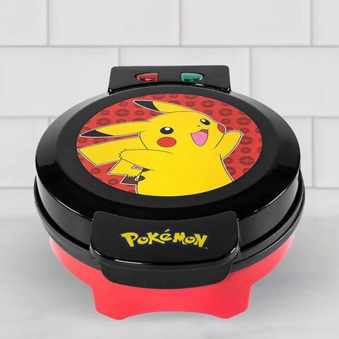 Uncanny Uncanny Brands gaufrier Pokémon Pikachu gaufrier - Antihaft Waffle Maker