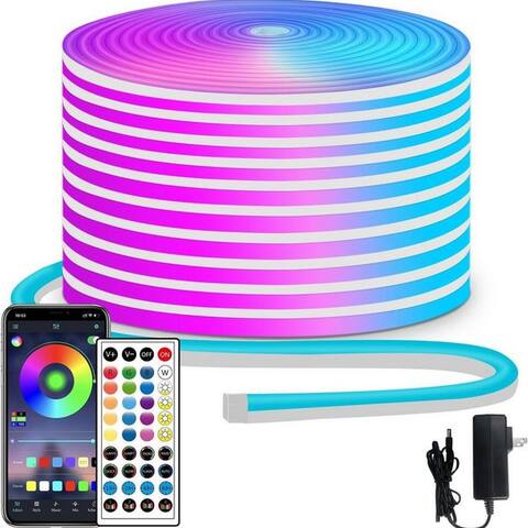 Athlix Athlix lumièreerkette LED lumièreleiste LED Strip, Bluetooth lumièreerkette avec Fernbedienung, LED fest