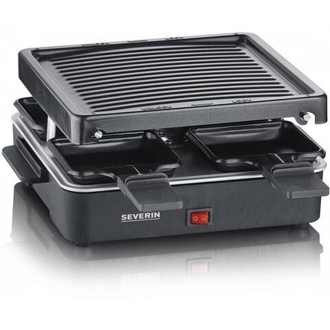 Severin Severin raclette Severin RG 2370 raclette pour 4 Personen - Noir., 4 raclettepfännchen