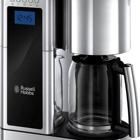Russell RUSSELL HOBBS cafetière filtre Elegance 23370-56, 1,25l Kaffeekanne, 1x4, 1,25l Glaskanne, max 10 Tassen,