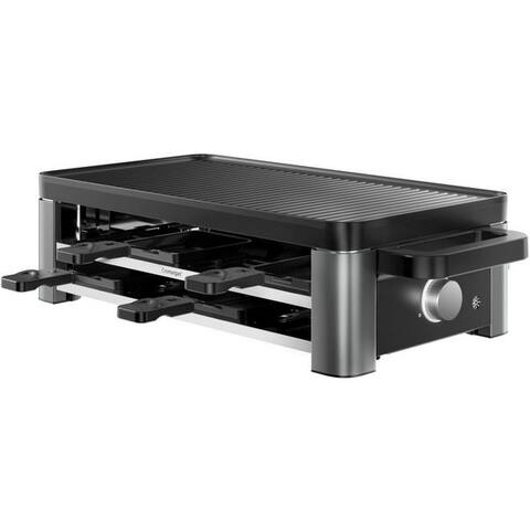 WMF raclette Master, indirekte LED-Beleuchtung, Keramikbeschichtung, 8 raclettepfännchen, 1500 W, Variable