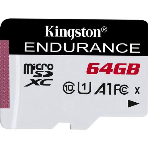 Kingston Kingston HIGH-ENDURANCE microSD 64GB carte mémoire (64 GB, UHS-I Class 10, 95 MB/s Lesegeschwindigkeit)