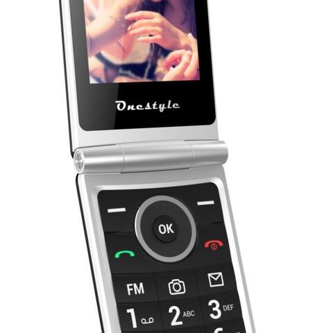 Onestyle Onestyle Copper Mobiltelefon, Dual-SIM, sim-lock frei téléphone à clapet (2,8 pouces)