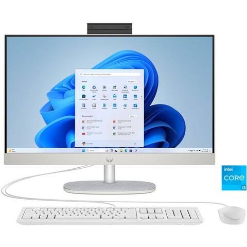 HP 24-cr0205ng All-in-One PC (23,8 pouces, Intel Core i3 1315U, UHD Graphics, 8 GB RAM, 512 GB SSD)