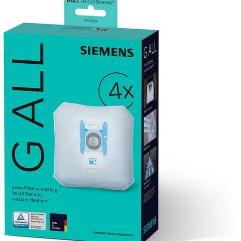 SIEMENS aspirateurbeutel VZ41FGALL, passend pour Siemens, 4er- Pack, passend pour SIEMENS Beutel aspirateur