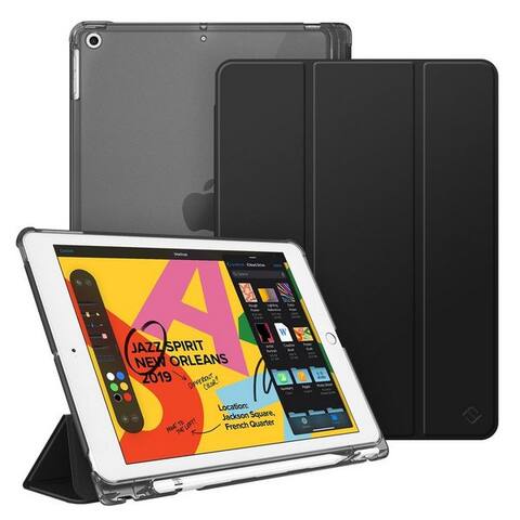 Fintie Fintie Étui pour tablette pour iPad 9. Gen 2021/8. Gen 2020/7. Gen 2019 10.2 pouces avec Stifthalter, ultradünne
