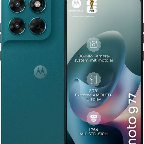 MOTOROLA moto g77 256GB smartphone (17,22 cm/6,78 pouces, 256 GB Speicherplatz, 108 MP caméra)