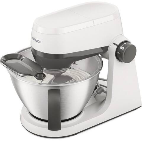 KENWOOD robot de cuisine robot de cuisine Multi Tasker KHC30.000WH inkl. 4,3L Schüssel, Spritzschutz & 3 Aufsätze,