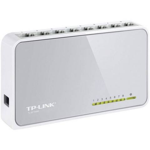 TP-LINK 8-Port Fast-Ethernet-switch 100 MBit/s TL-SF1008D Netzwerk-switch