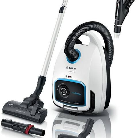 BOSCH aspirateur traîneau Serie 6 ProSilence BGL6TSIL, Hygiene-Filter, 10 Jahre Motorgarantie, 700 W, avec Beutel,