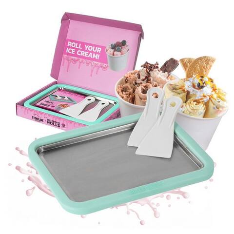 Stoneline STONELINE sorbetière by Mr. Ice Cream Rolls Maker Eisplatte pour Hausgemachte Eiscreme