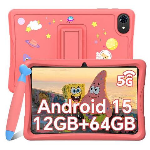 GOOGLE TABWEE kids tablette 10" tablette (10.1", 64 GB, Android 15, 5G WiFi, Android 15, Google Kids Space, Gemini