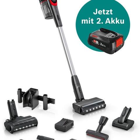 BOSCH Akku-aspirateur balai Unliaveced 9 ProAnimal BKS941PET, MicroClean™ Technology, 300 W, beutellos,