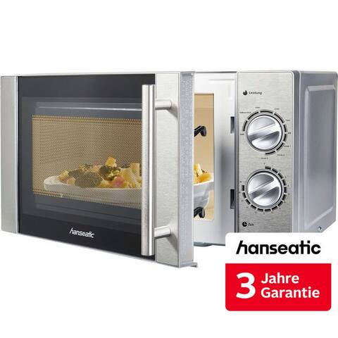 Hanseatic Hanseatic micro-ondes D70H20L-DB(A13), 2 in 1, Grill, 20 l, inkl. 3 Jahre Herstellergarantie