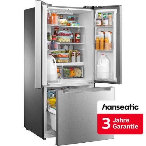 Hanseatic Hanseatic French Door HFD16975DI, 169,2 cm hoch, 75 cm breit, inkl. 3 Jahre Herstellergarantie
