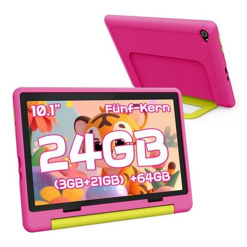 Bufo BUFO Android 16 10-pouces, 24(3+21) GB RAM + 64 GB ROM (TF Expand 1TB) Kinder tablette (10", 64 GB, Android