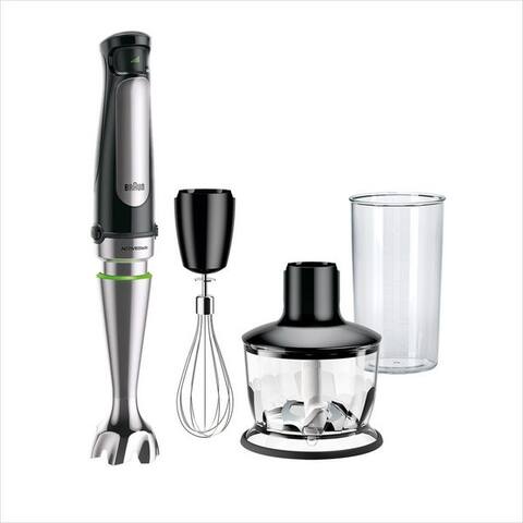 BRAUN Stabblender MultiQuick 7 MQ 7035X - 1000W, Stufenlosregulierbar, Dynamische Klinge, 1000 W, Spritzschutz,