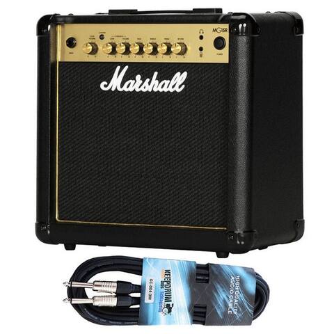 MARSHALL Marshall MG15GR Gitarren-amplificateur avec Kabel amplificateur (Nombre de canaux: 2, 15,00 W, avec Klinkenkabel)