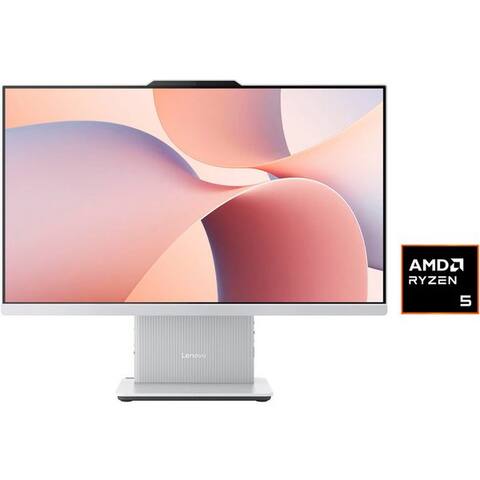 LENOVO IdeaCentre AIO 24AKP10 All-in-One PC (23,8 pouces, AMD Ryzen 5 220, AMD Radeon™ 740M Graphics, 16 GB RAM,