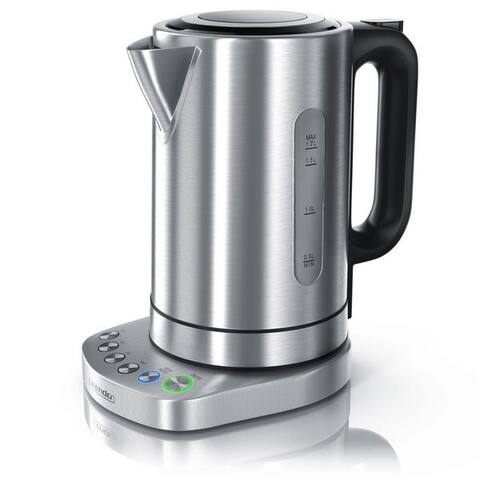 Arendo Arendo bouilloire aus Edelstahl, avec Temperatureinstellung, Warmhaltefunktion 30min, 1,7 l, 3000 W,